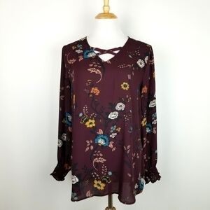 NWOT Maurices Blouse, sz Lg